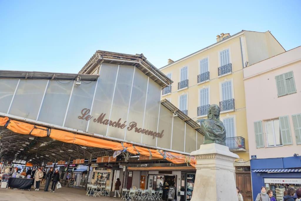 Апартаменты Old Town Antibes Superb New Flat, For 3, Ac, Wi-Fi Экстерьер фото
